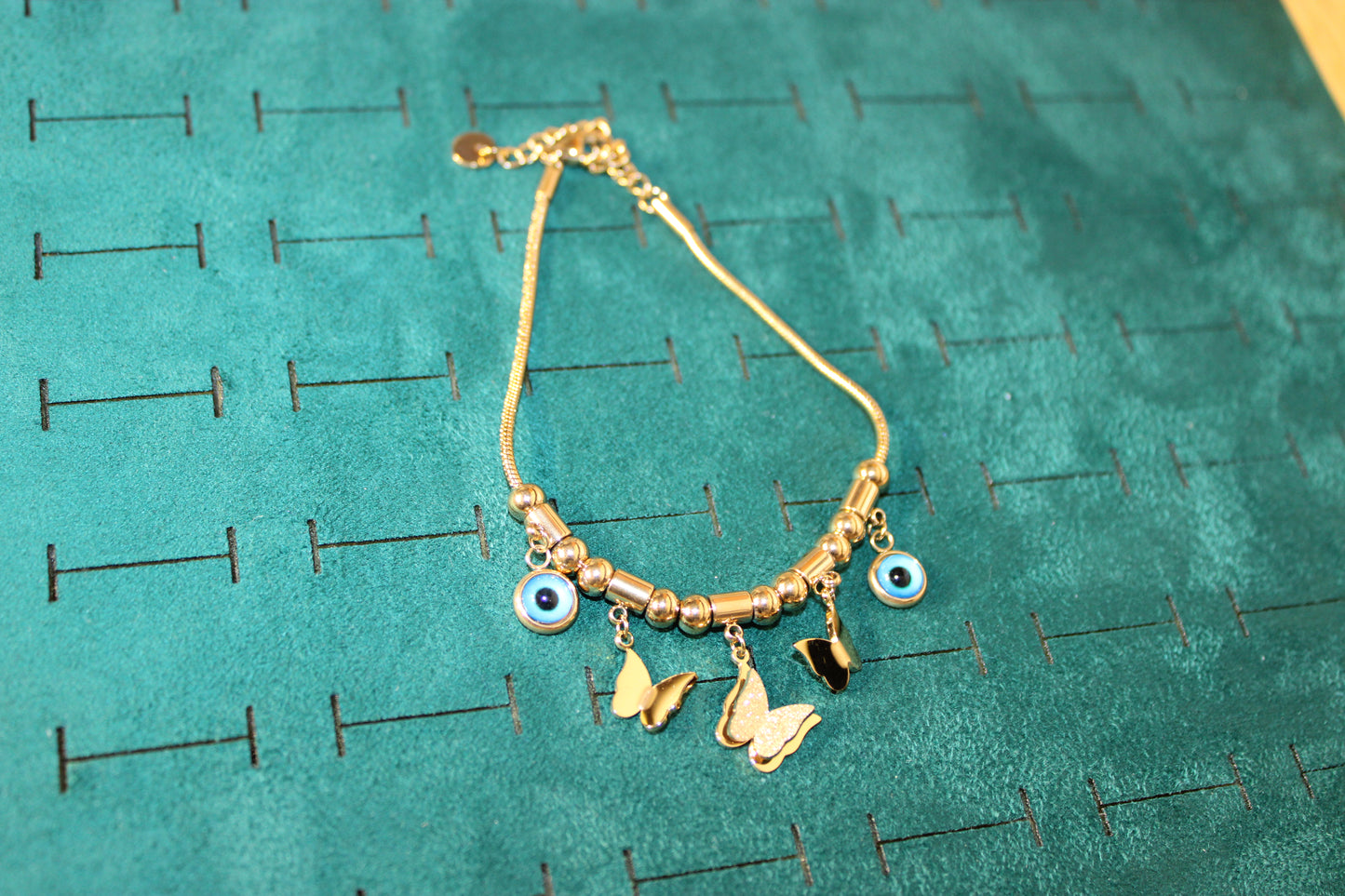 BRA2007-GOL Bracelet Stainless Steel Gold Plated 18+5cm