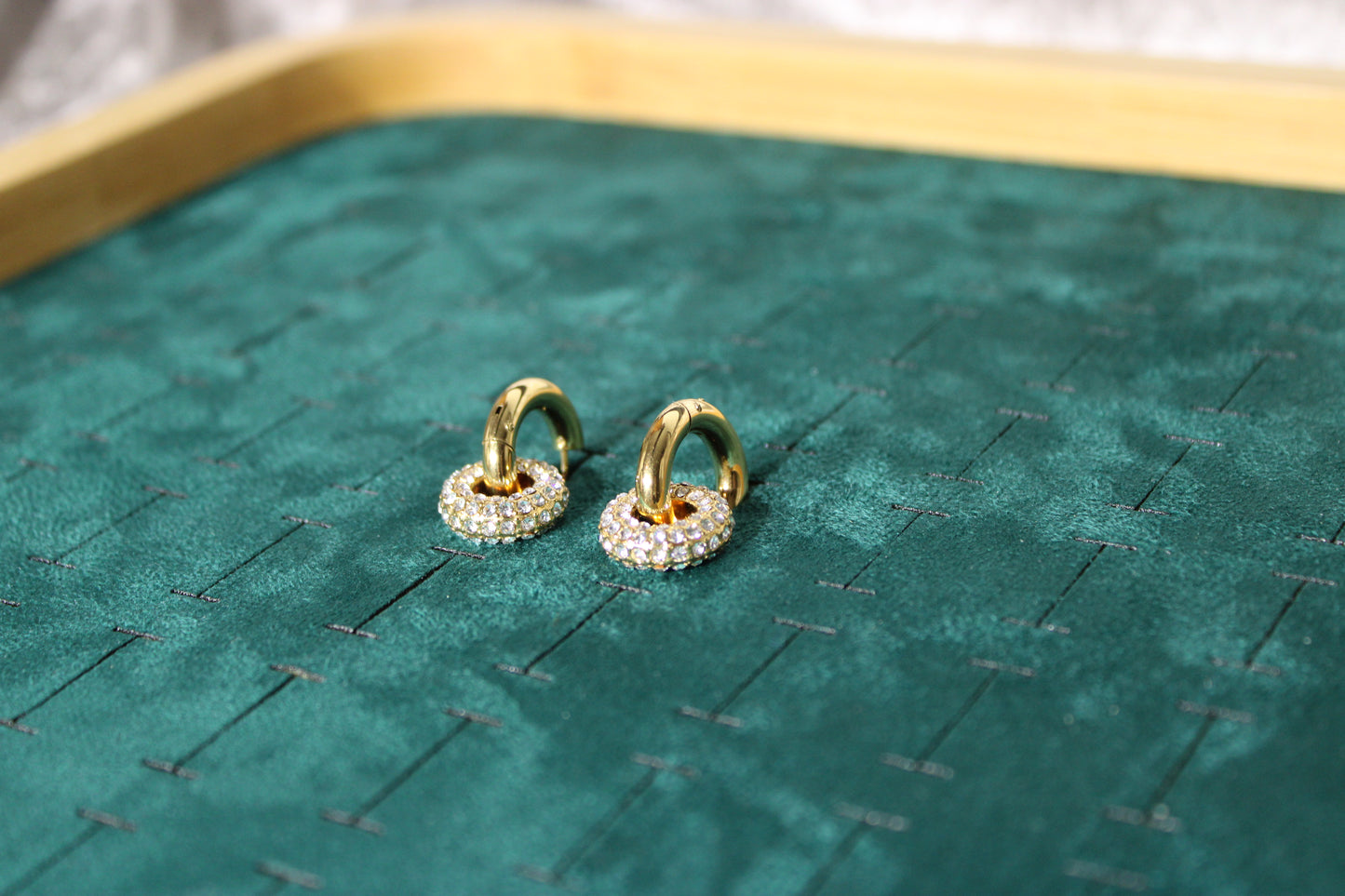 EAR2005-GOL Hoop earring Stainless Steel Gold Plated