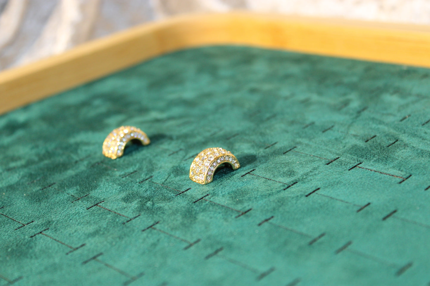 EAR2010-GOL Hoop earring Stainless Steel Gold Plated