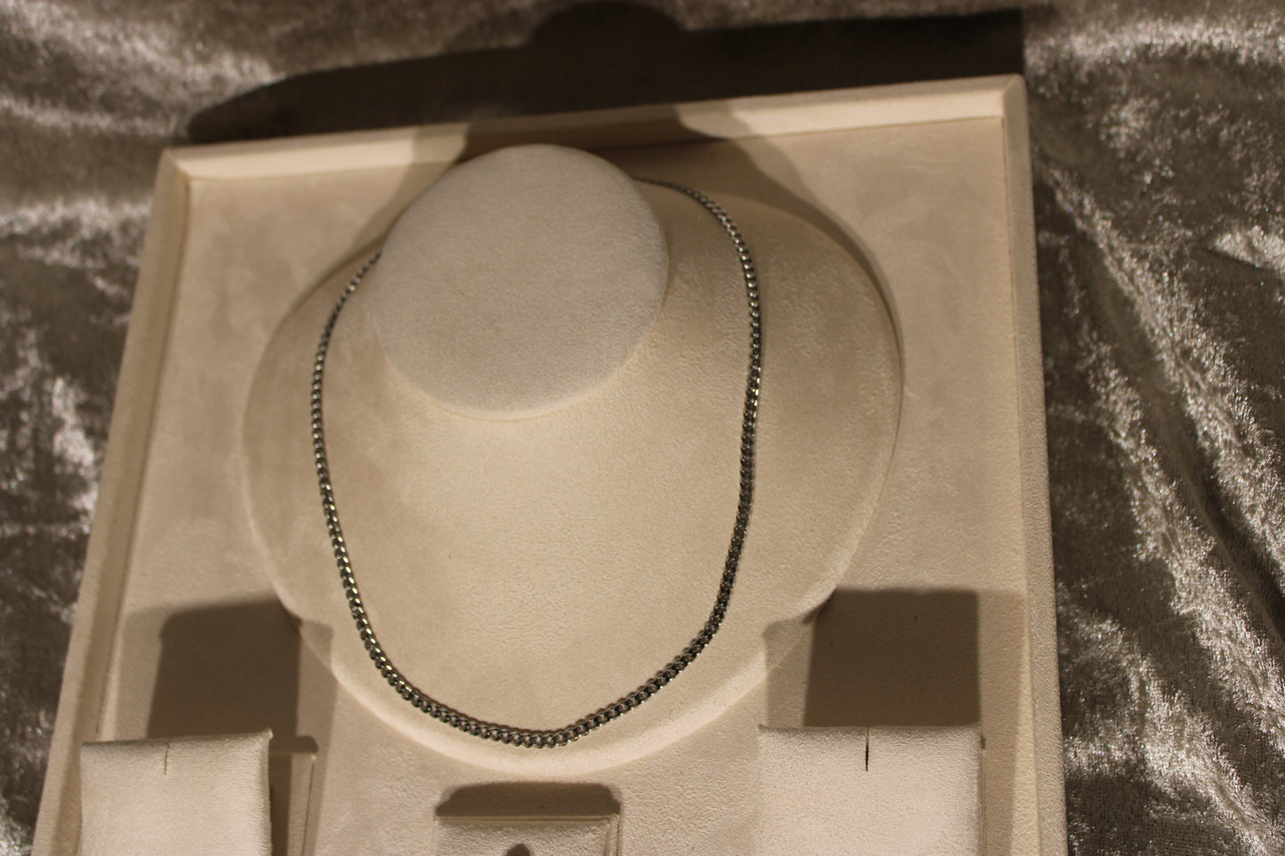 NEC2002-SIL Necklace Stainless Steel 3.5mmx45cm