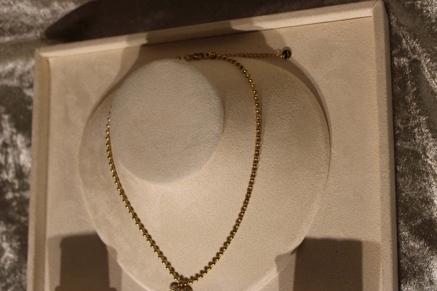 NEC2007-GOL Necklace Stainless Steel Gold Plated 40+5cm