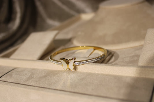 BAN2002-GOL Bangle Stainless Steel Gold Plated