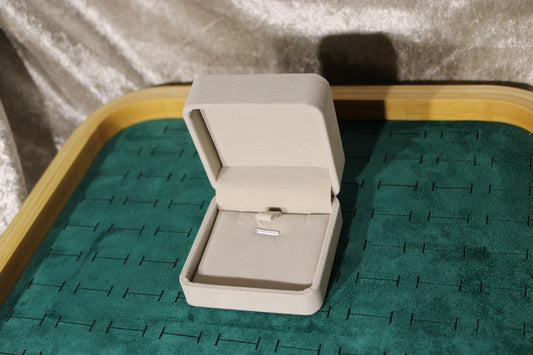 BOX1002-EARRN Luxury velvet jewelry box for earrings