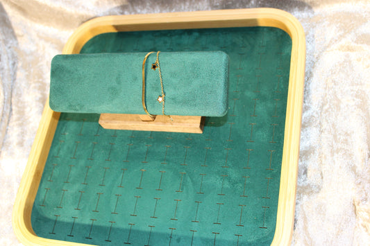 BRA2001-GOL Bracelet Stainless Steel Gold Plated 16cm+5cm