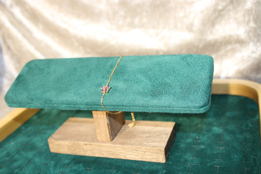 BRA2005-GOL Bracelet Stainless Steel Gold Plated 17+3cm