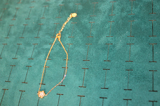 BRA2006-GOL Bracelet Stainless Steel Gold Plated 18+3cm