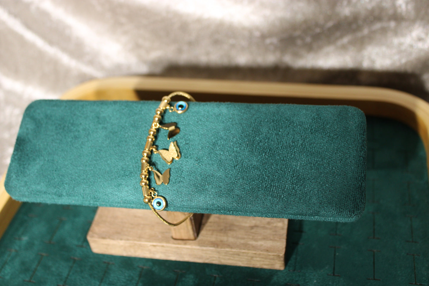 BRA2007-GOL Bracelet Stainless Steel Gold Plated 18+5cm