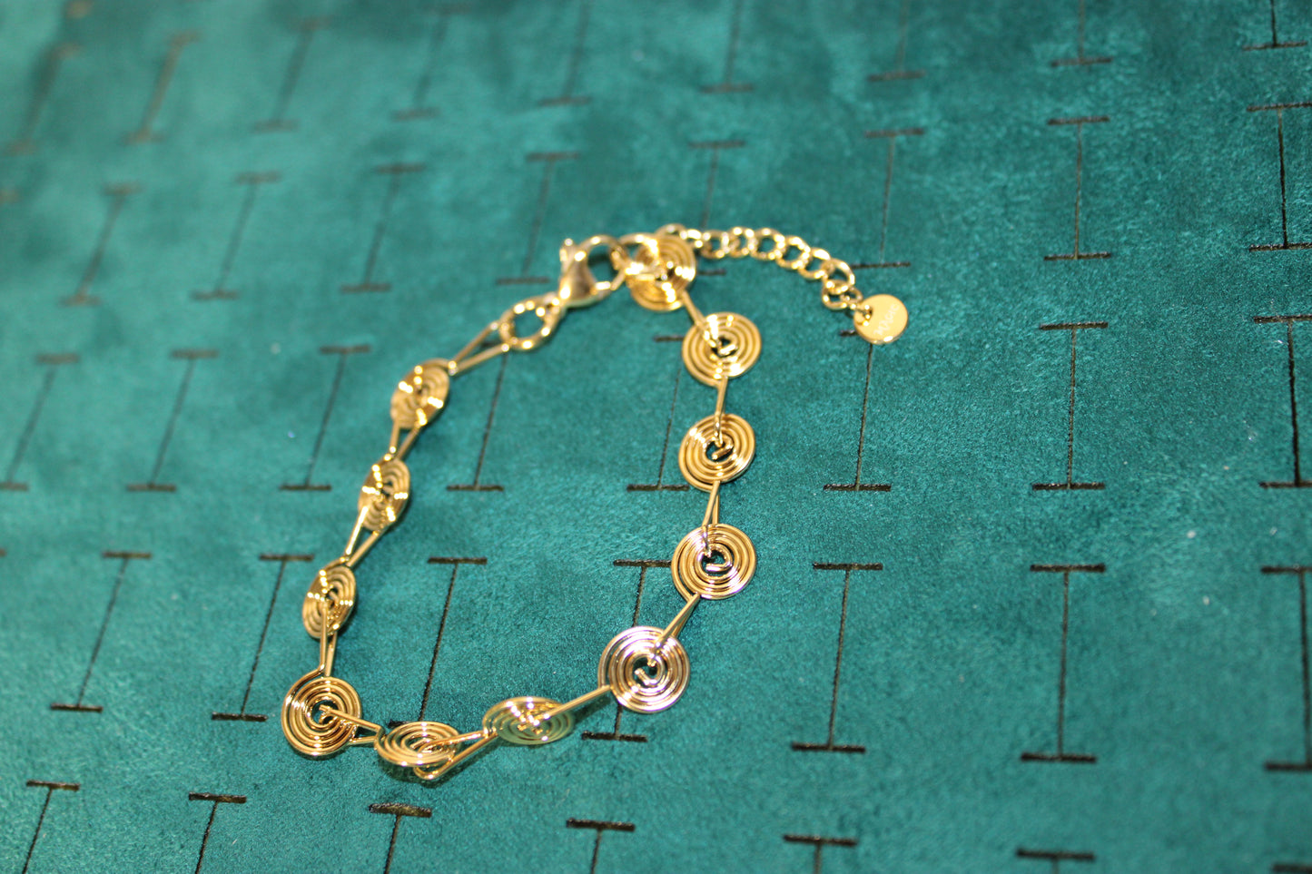 BRA2009-GOL Bracelet Stainless Steel Gold Plated 18+3cm