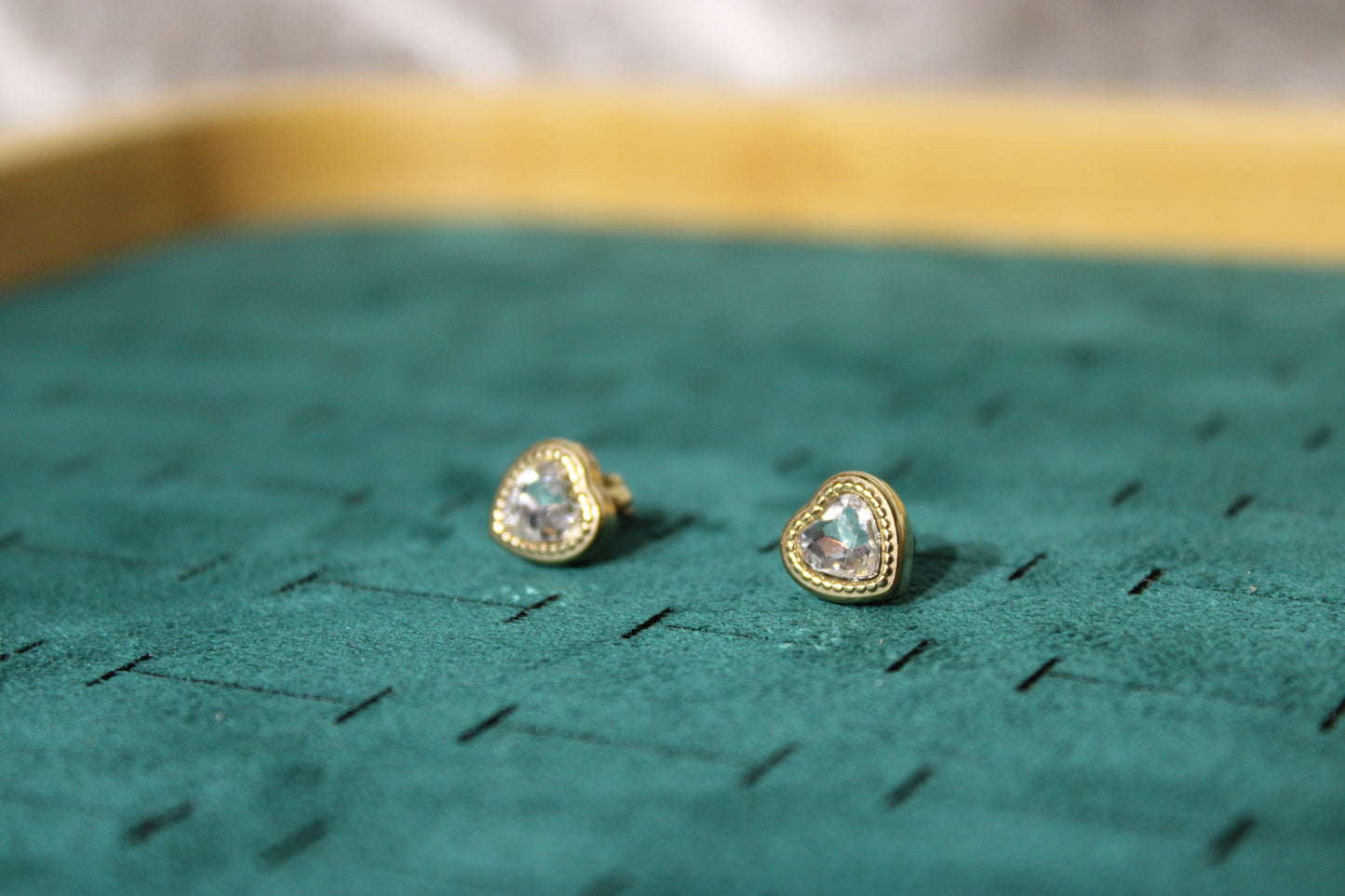 EAR2001-GOL Earring Studs Stainless Steel Gold Plated