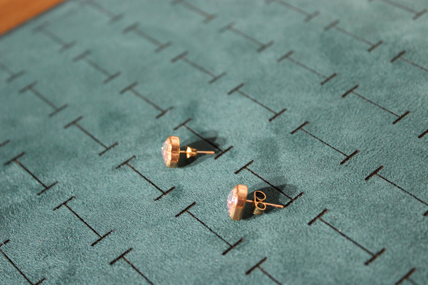 EAR2001-GOL Earring Studs Stainless Steel Gold Plated