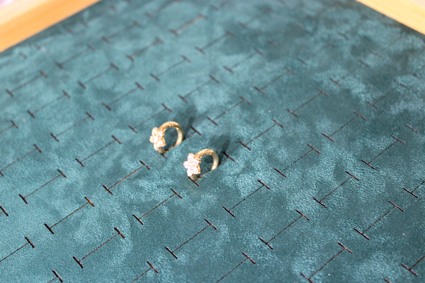EAR2004-GOL Hoop earring Stainless Steel Gold Plated