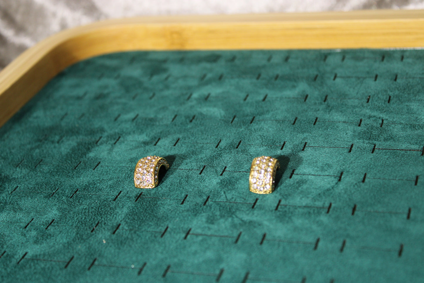 EAR2010-GOL Hoop earring Stainless Steel Gold Plated