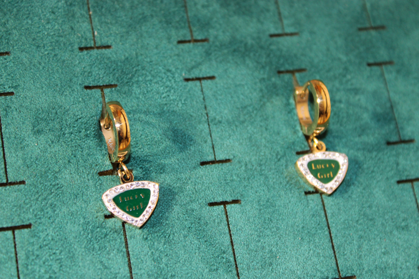 EAR2013-GOL Huggie Earrings Stainless Steel Gold Plated
