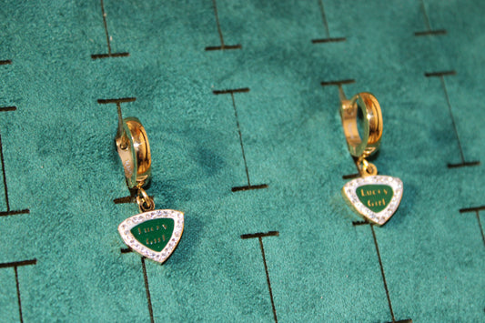 EAR2013-GOL Huggie Earrings Stainless Steel Gold Plated
