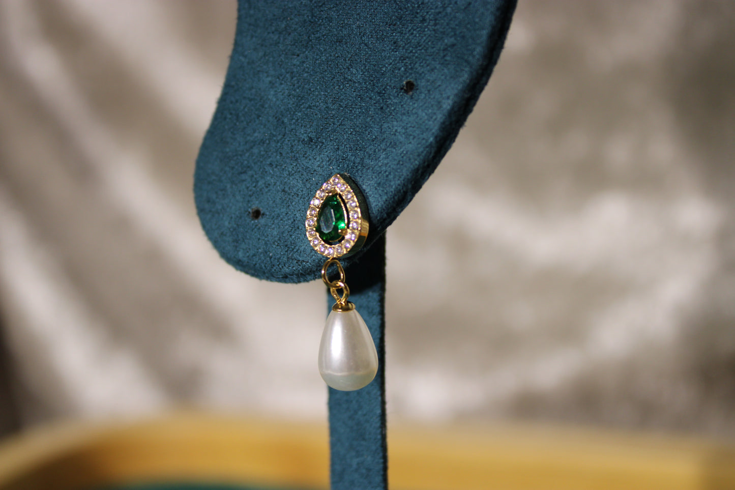 EAR2014-GOL Drop earring Stainless Steel Gold Plated