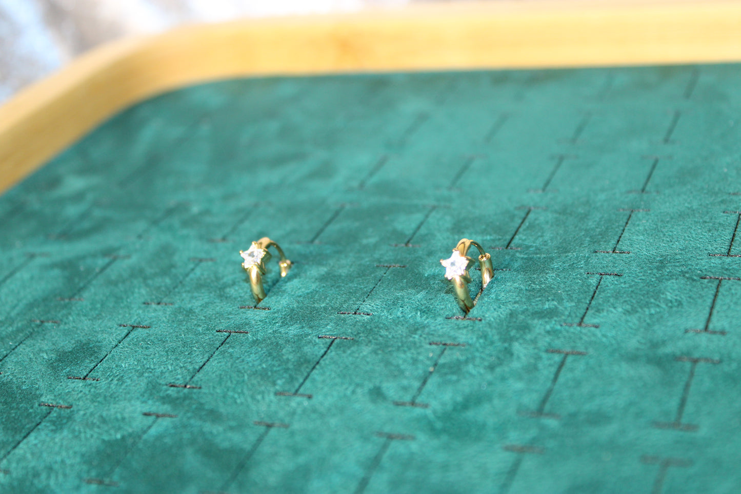 EAR2015-GOL Hoop earring Stainless Steel Gold Plated