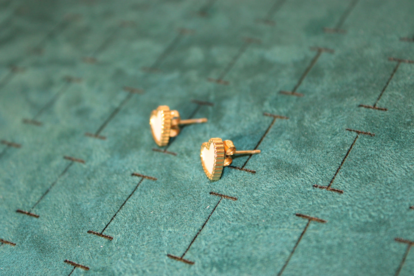 EAR2020-GOL Earring studs Stainless Steel Gold Plated