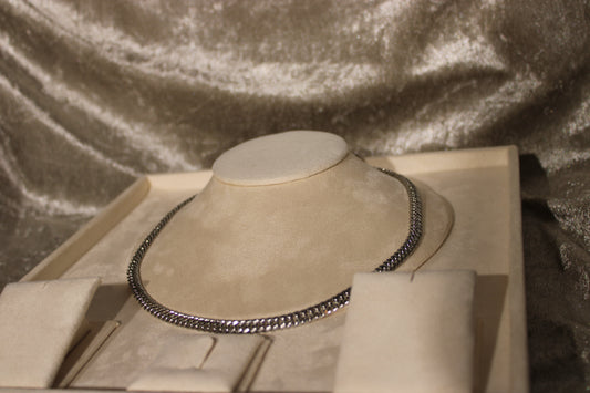 NEC2003-SIL Necklace Stainless Steel 7mm*50cm