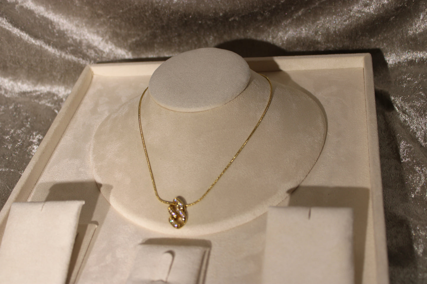 NEC2004-GOL Necklace Stainless Steel Gold Plated 40+5cm