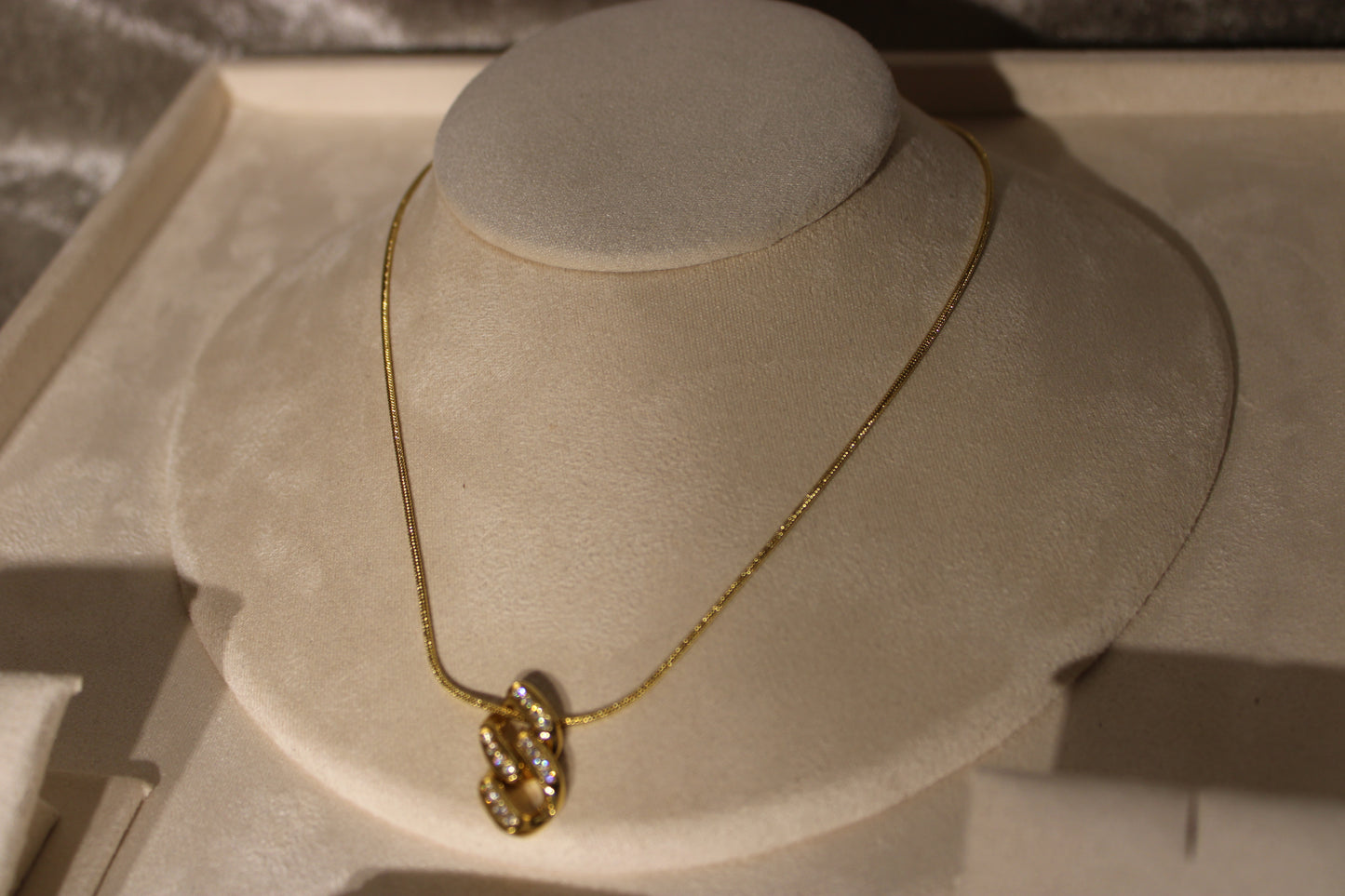 NEC2004-GOL Necklace Stainless Steel Gold Plated 40+5cm