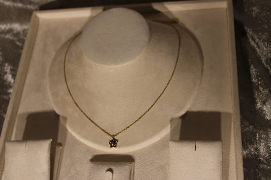 NEC2005-GOL Necklace Stainless Steel Gold Plated 45+5cm