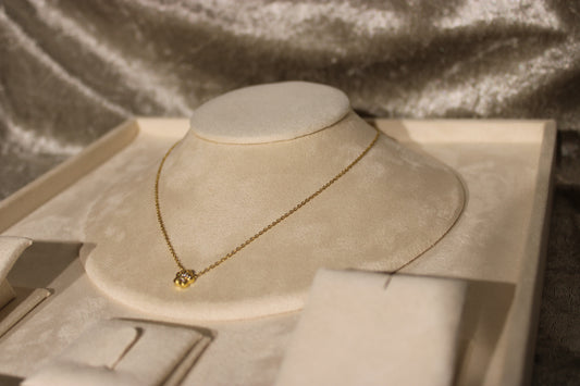 NEC2006-GOL Necklace Stainless Steel Gold Plated 40+5cm