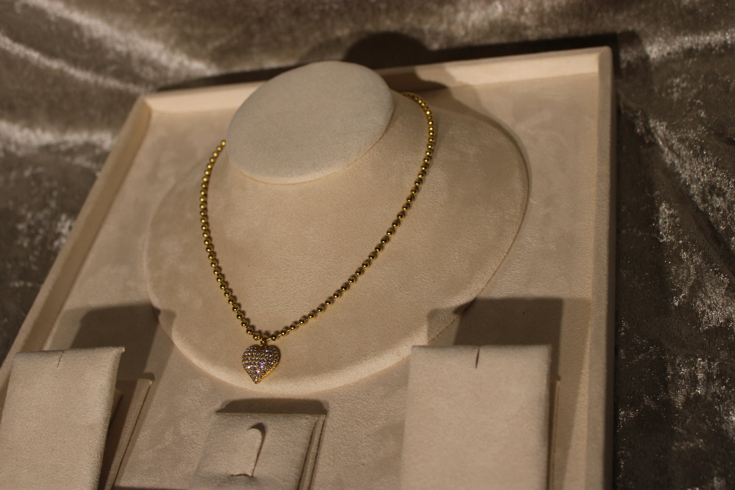 NEC2007-GOL Necklace Stainless Steel Gold Plated 40+5cm