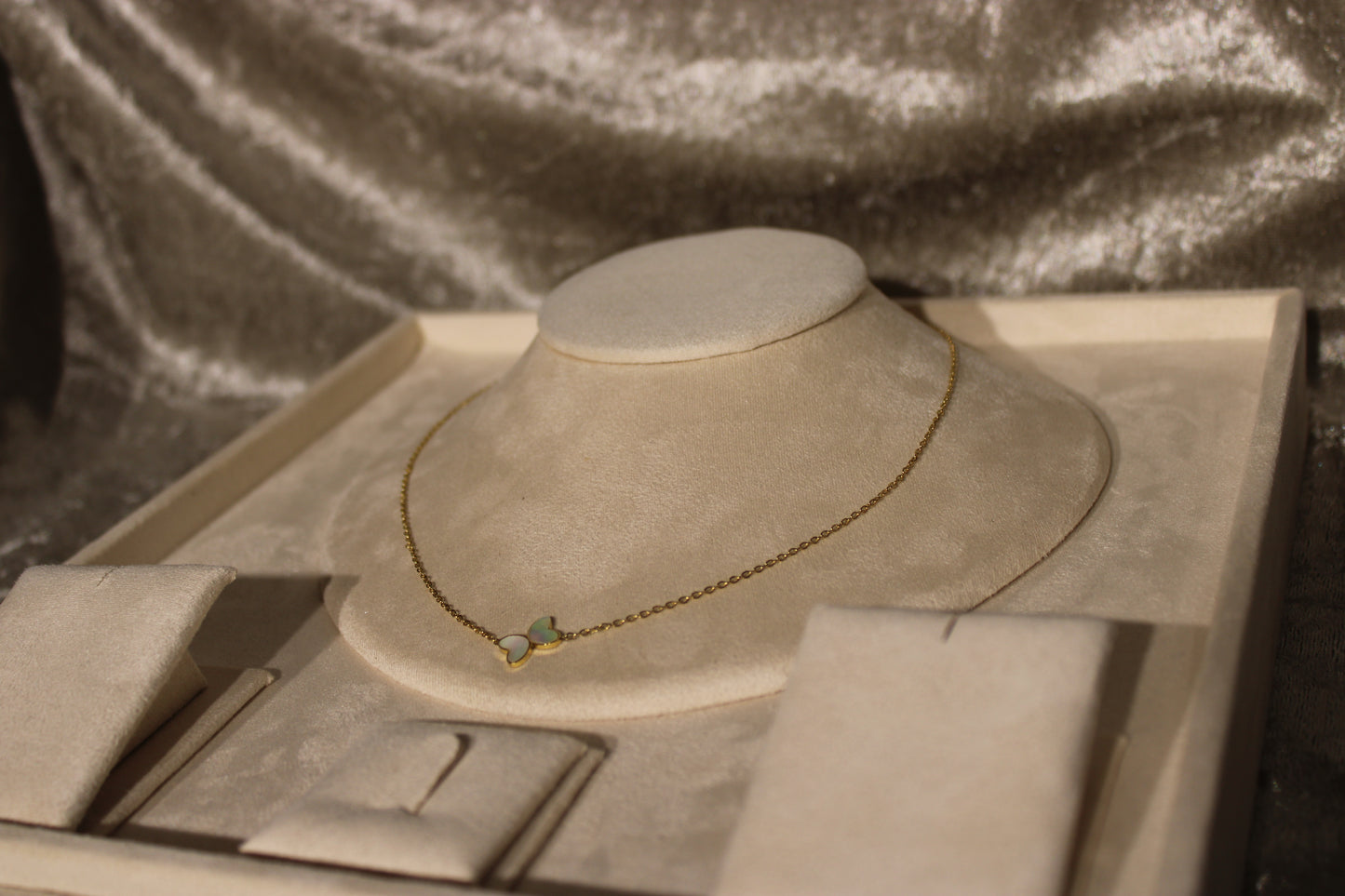 NEC2008-GOL Necklace Stainless Steel Gold Plated 45+5cm