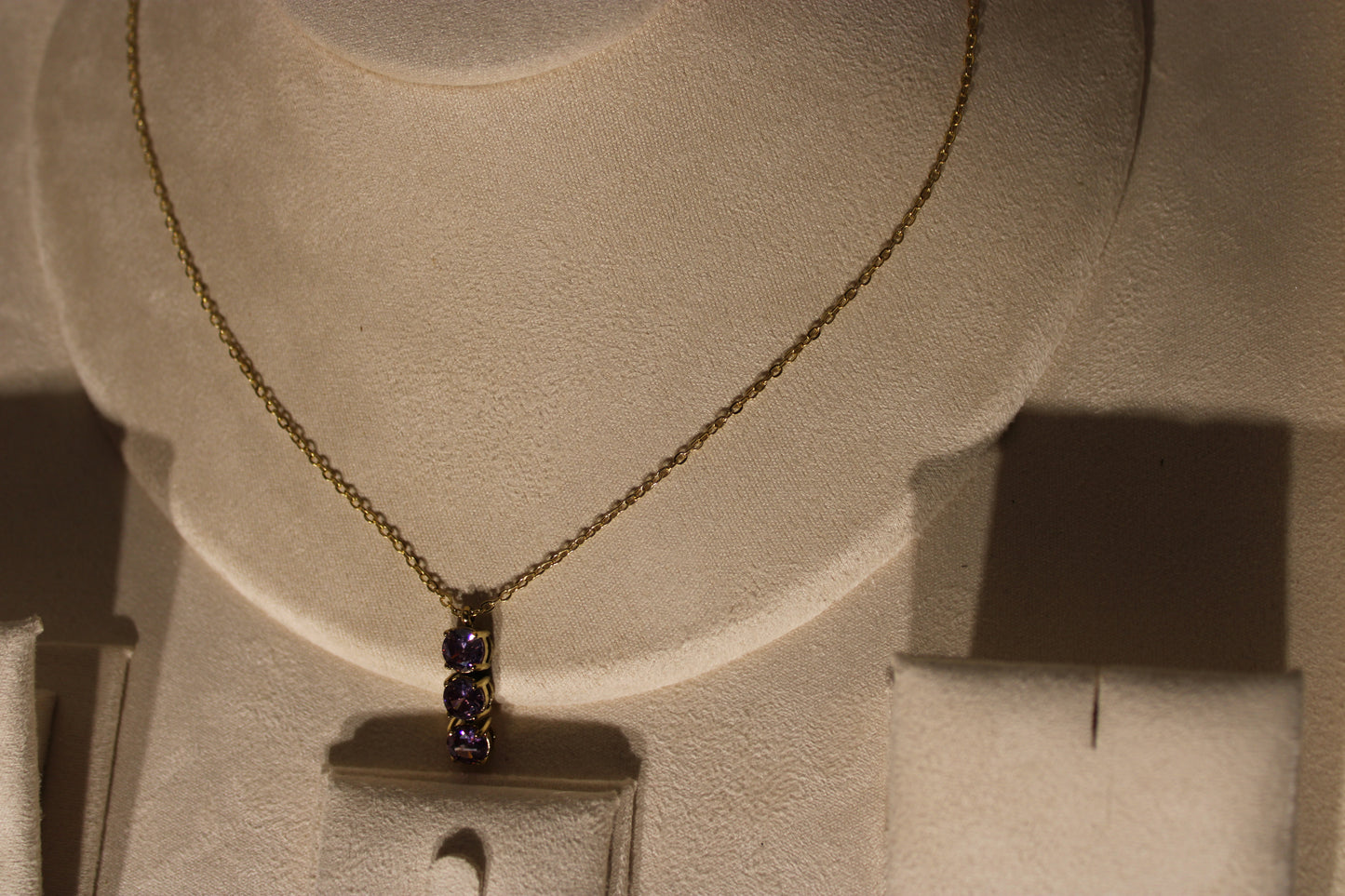 NEC2010-GOL Necklace Stainless Steel Gold Plated 45+5cm