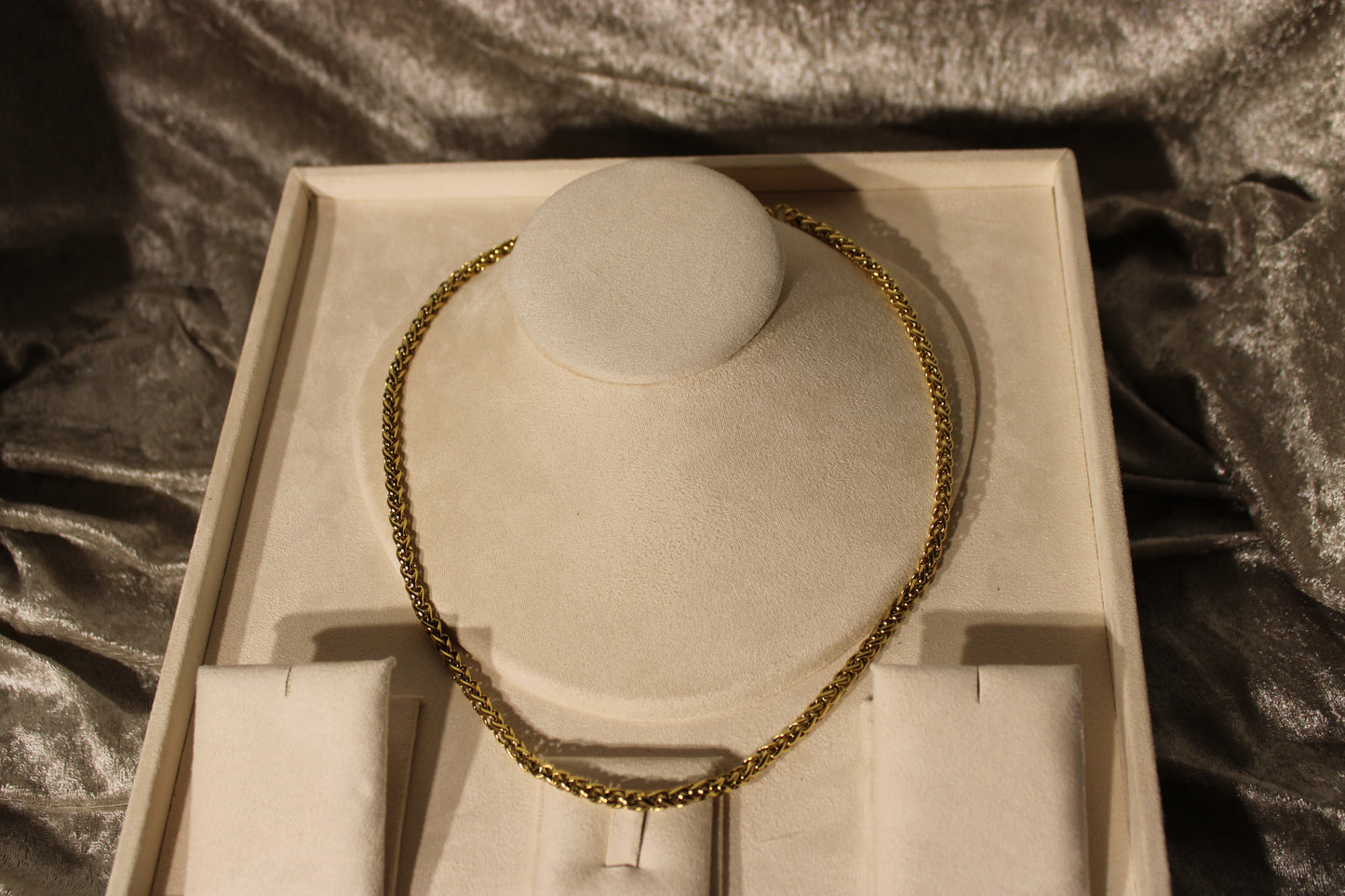 NEC3302-GOL Necklace Stainless Steel Gold Plated 55cm