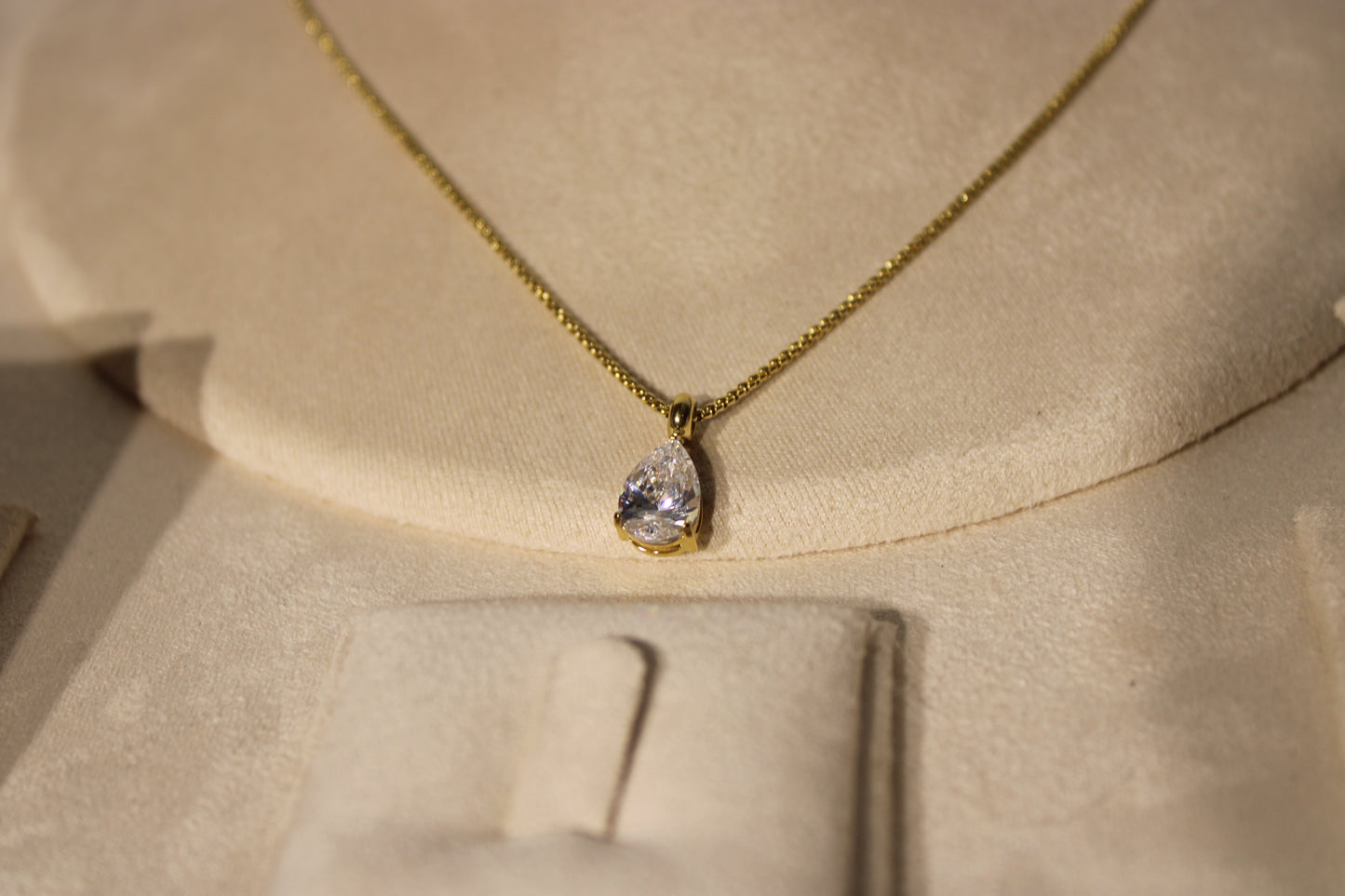 NEC3501-GOL Necklace Stainless Steel Gold Plated 40+5cm