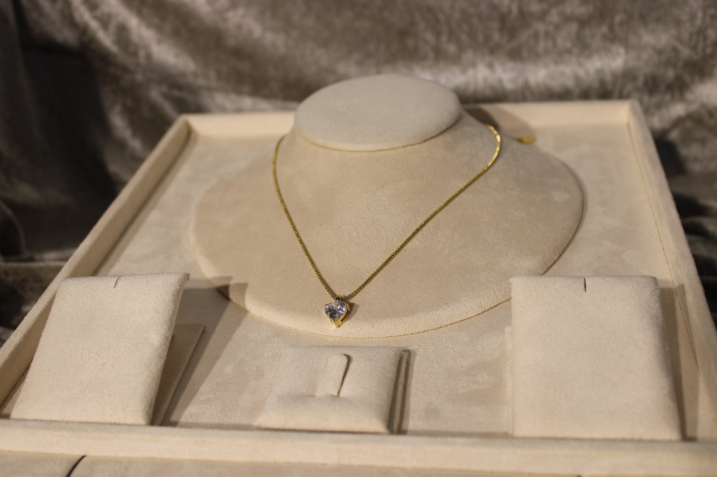 NEC3502-GOL Necklace Stainless Steel Gold Plated 42+5cm