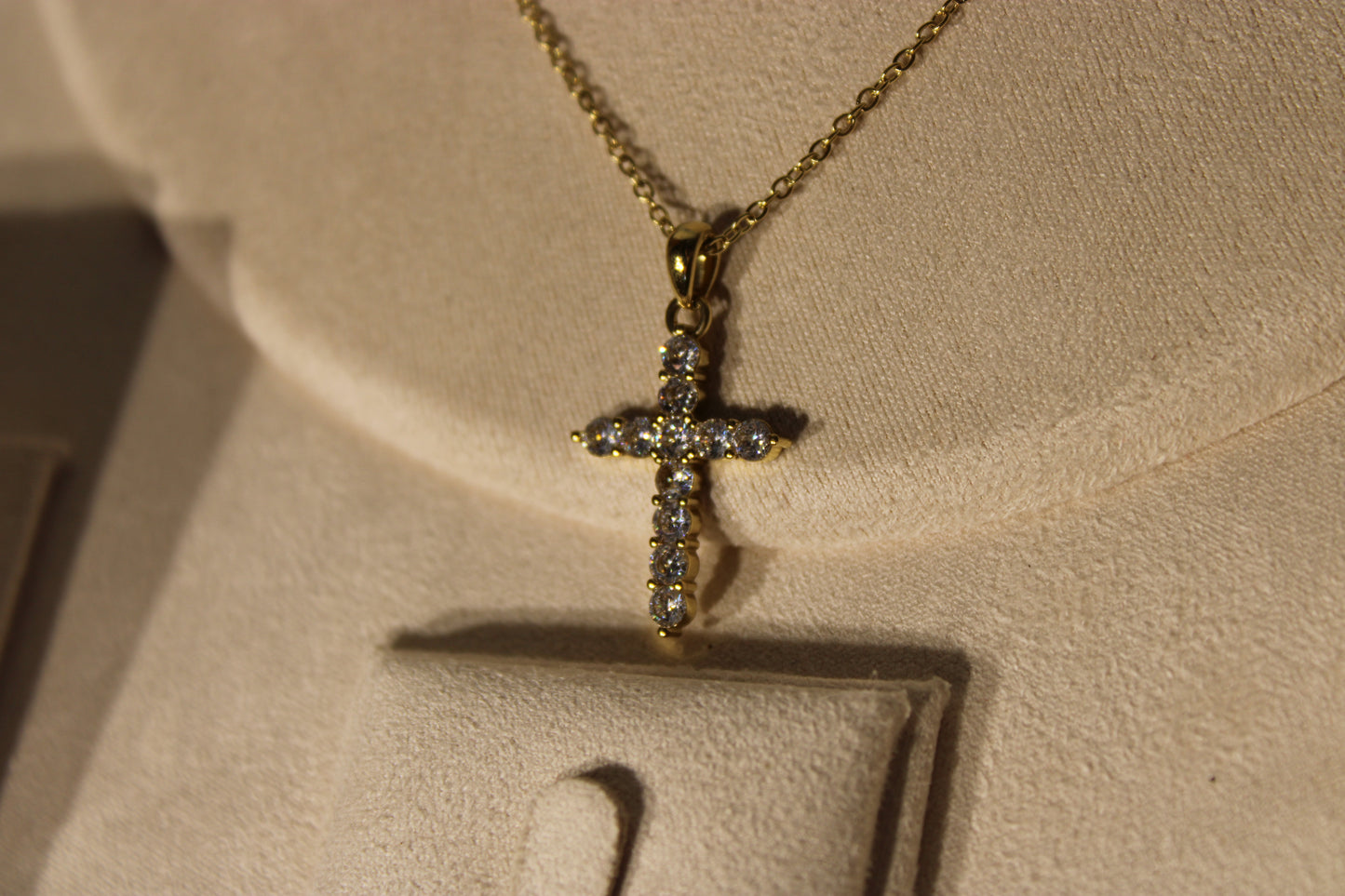 NEC3503-GOL Necklace Stainless Steel Gold Plated 40+5cm