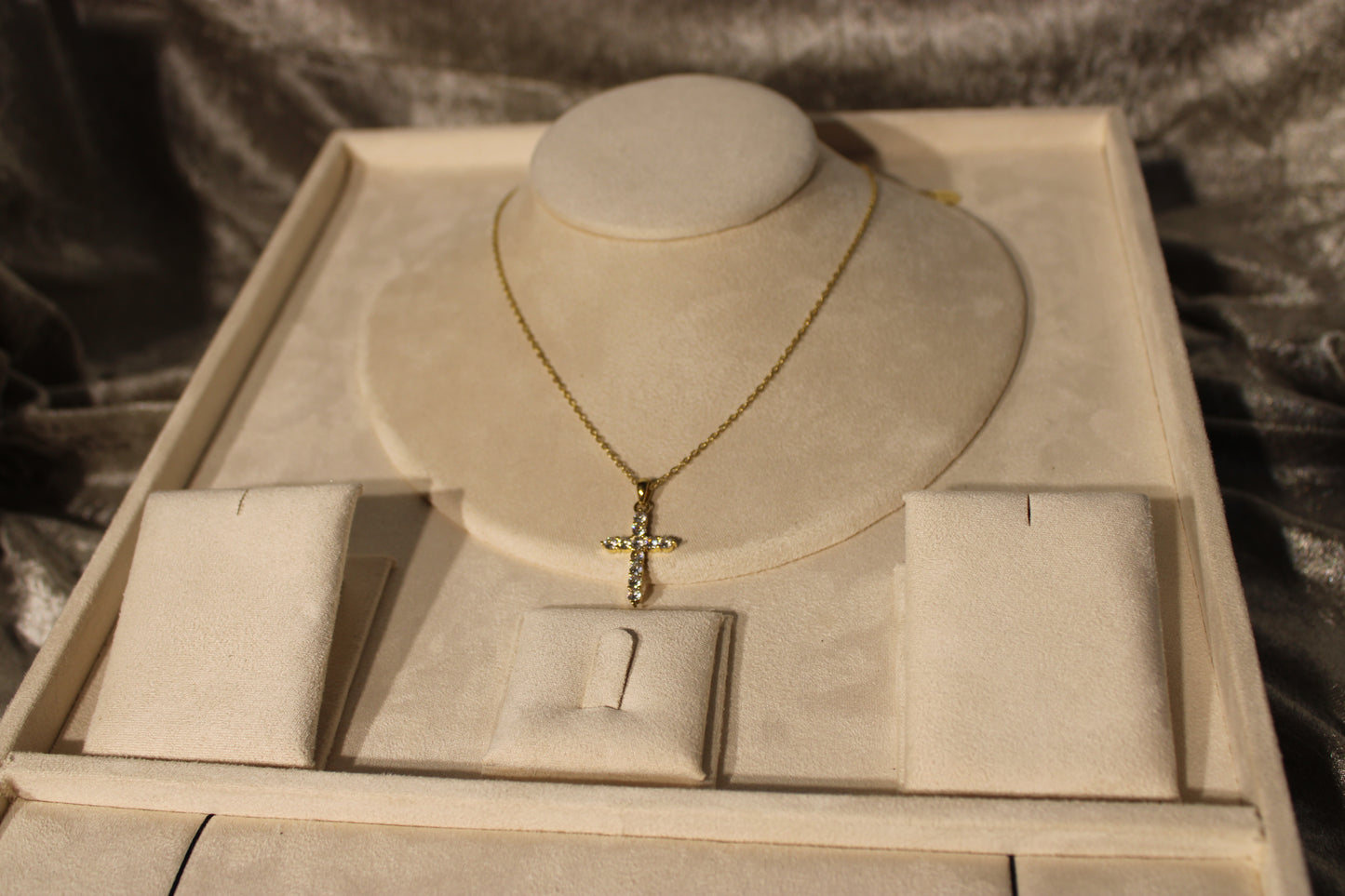 NEC3503-GOL Necklace Stainless Steel Gold Plated 40+5cm