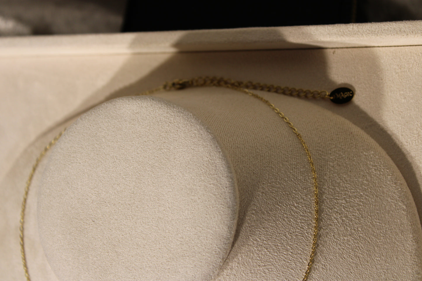 NEC3505-GOL Necklace Stainless Steel Gold Plated 40+5cm