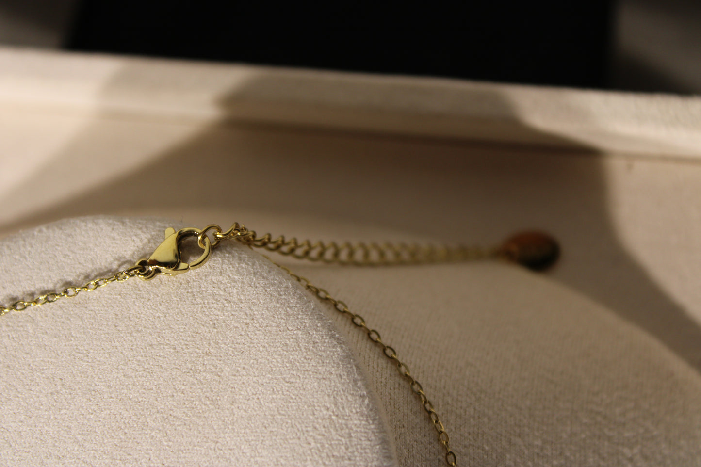 NEC3505-GOL Necklace Stainless Steel Gold Plated 40+5cm