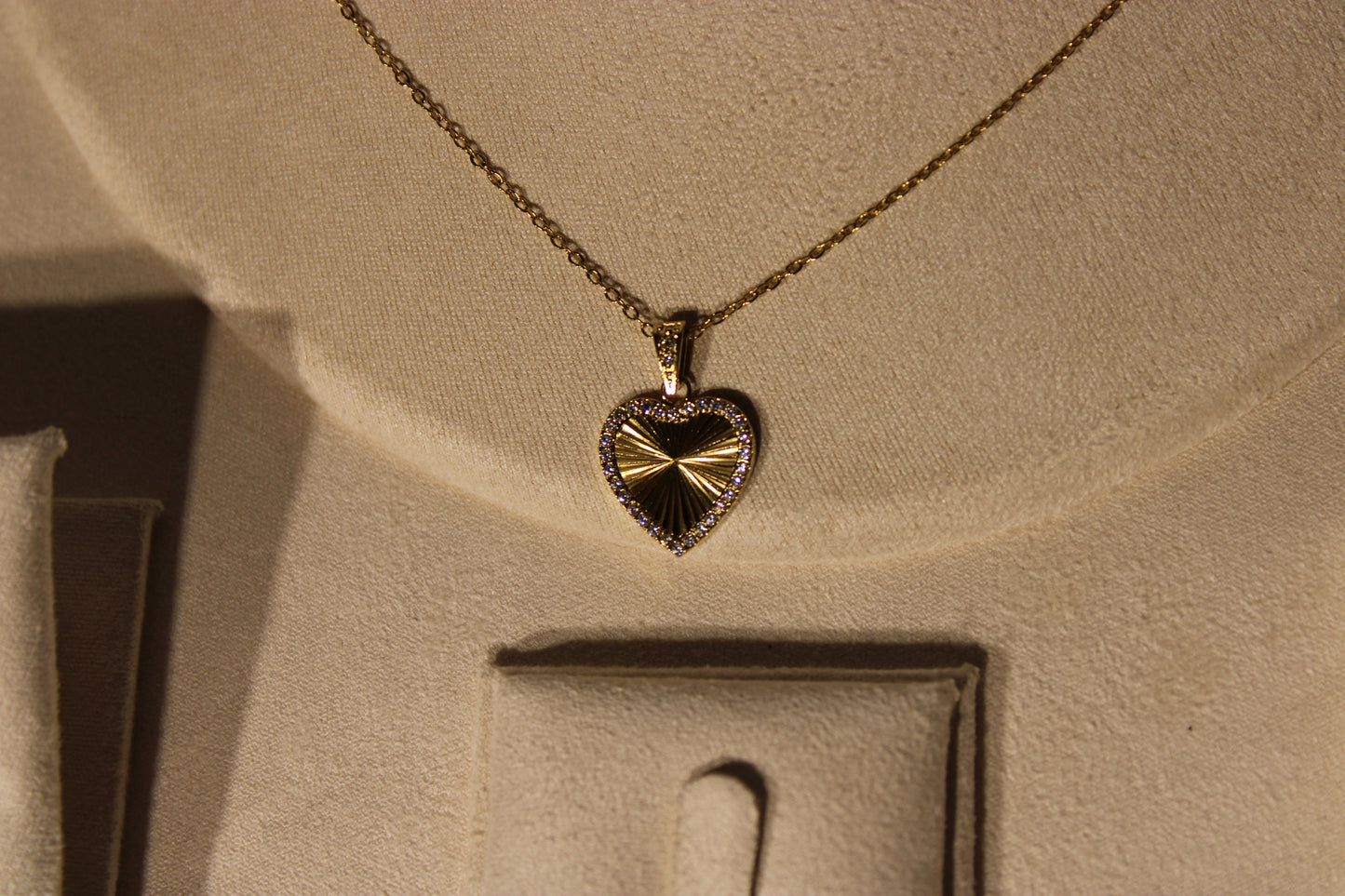 NEC3507-GOL Necklace Stainless Steel Gold Plated 45+5cm