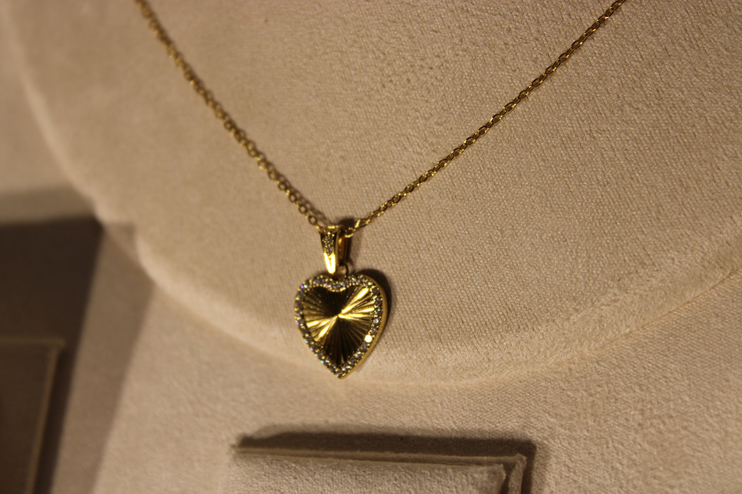 NEC3507-GOL Necklace Stainless Steel Gold Plated 45+5cm