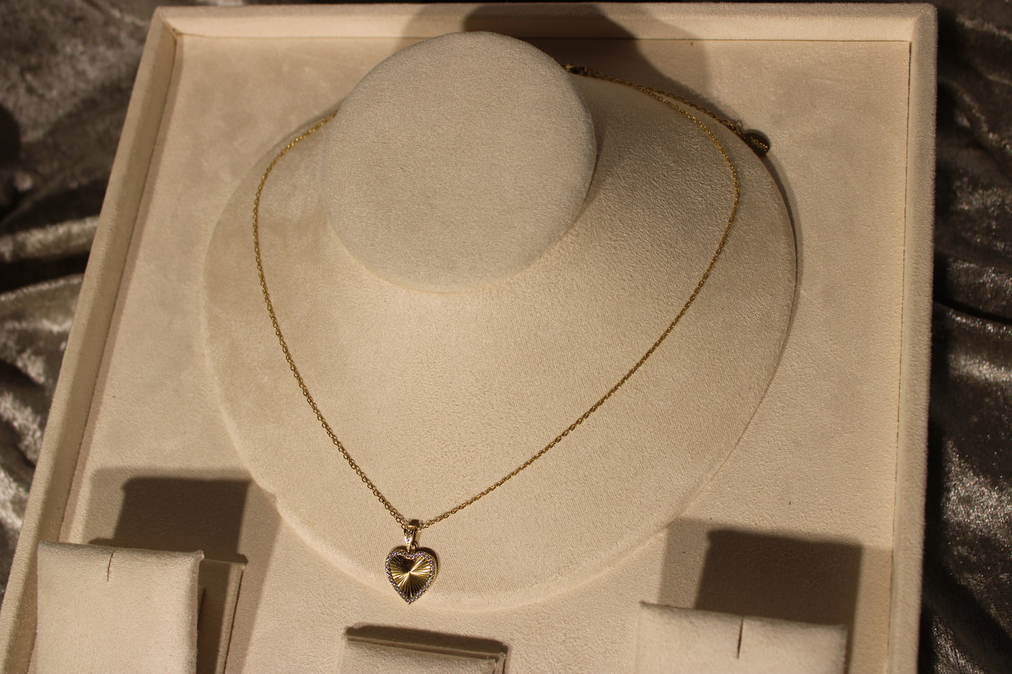 NEC3507-GOL Necklace Stainless Steel Gold Plated 45+5cm