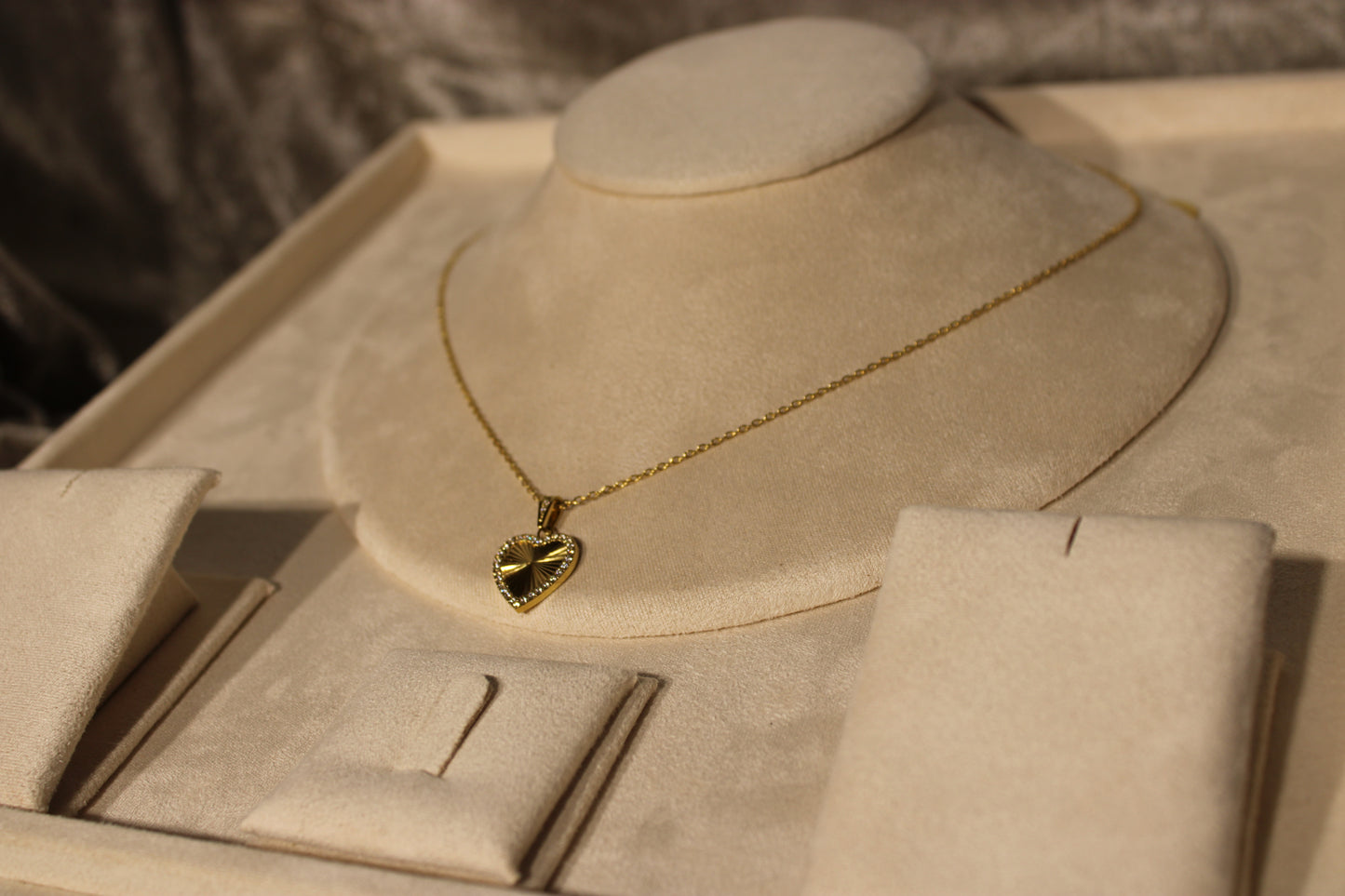 NEC3507-GOL Necklace Stainless Steel Gold Plated 45+5cm