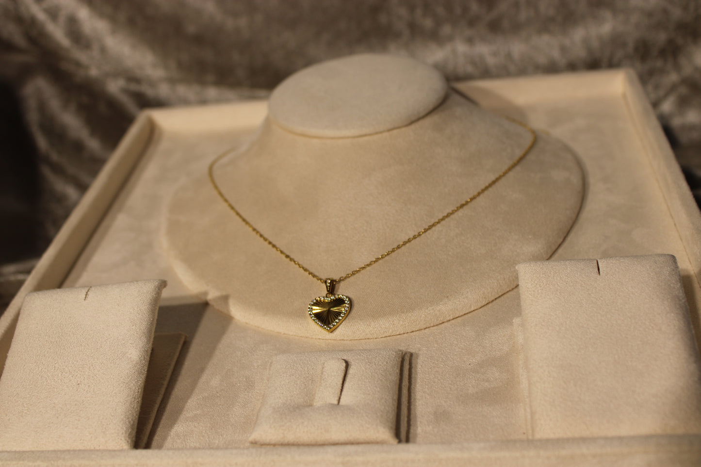 NEC3507-GOL Necklace Stainless Steel Gold Plated 45+5cm