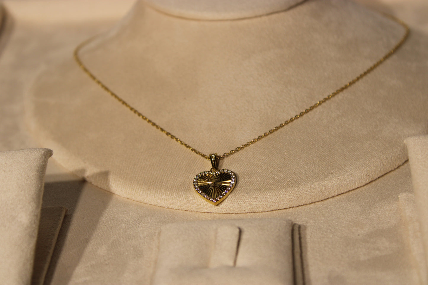 NEC3507-GOL Necklace Stainless Steel Gold Plated 45+5cm
