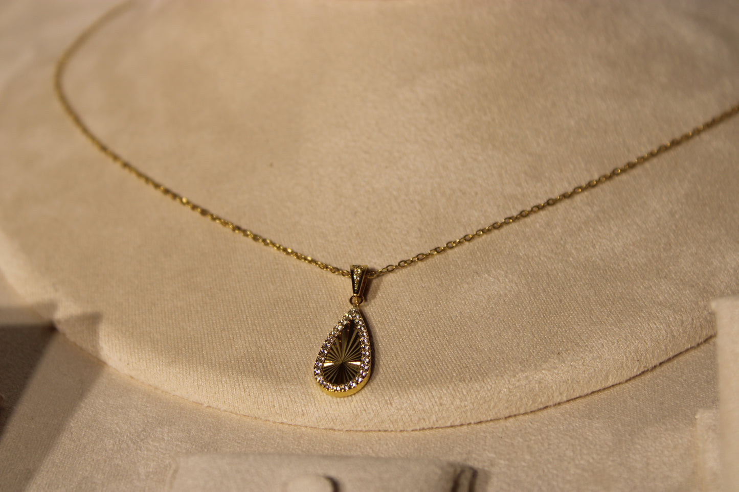 NEC3508-GOL Necklace Stainless Steel Gold Plated 45+5cm