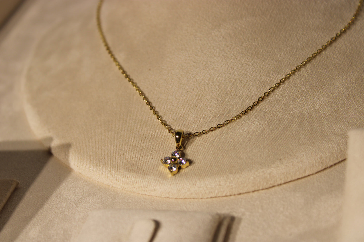 NEC3511-GOL Necklace Stainless Steel Gold Plated 40+5cm