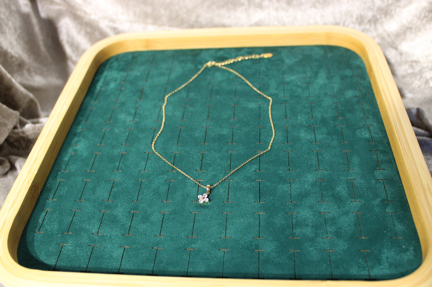 NEC3511-GOL Necklace Stainless Steel Gold Plated 40+5cm