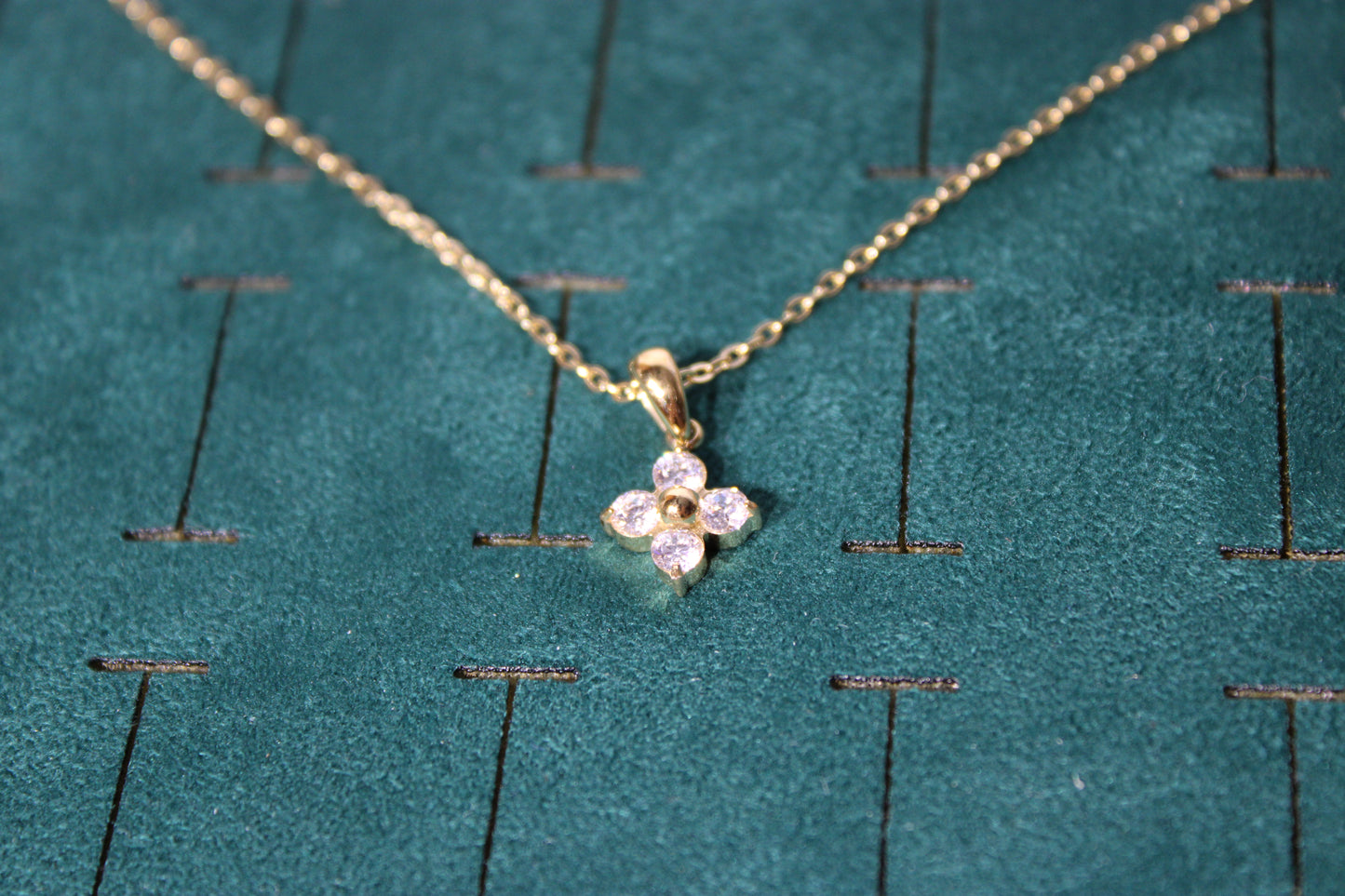 NEC3511-GOL Necklace Stainless Steel Gold Plated 40+5cm