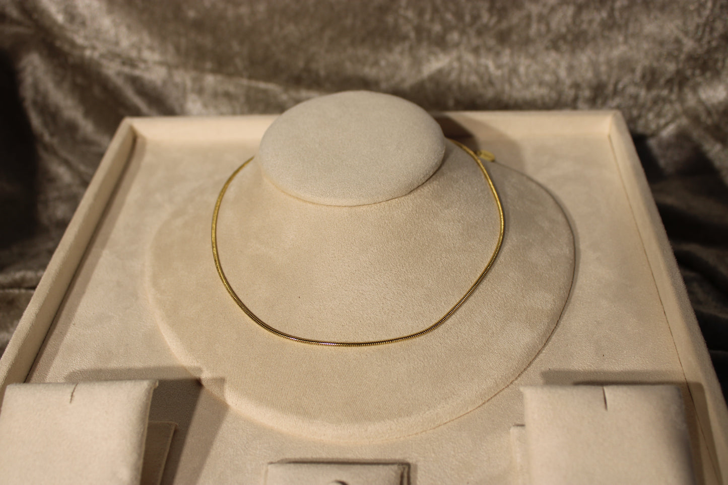 NEC3802-GOL Necklace Stainless Steel Gold Plated 40+5cm