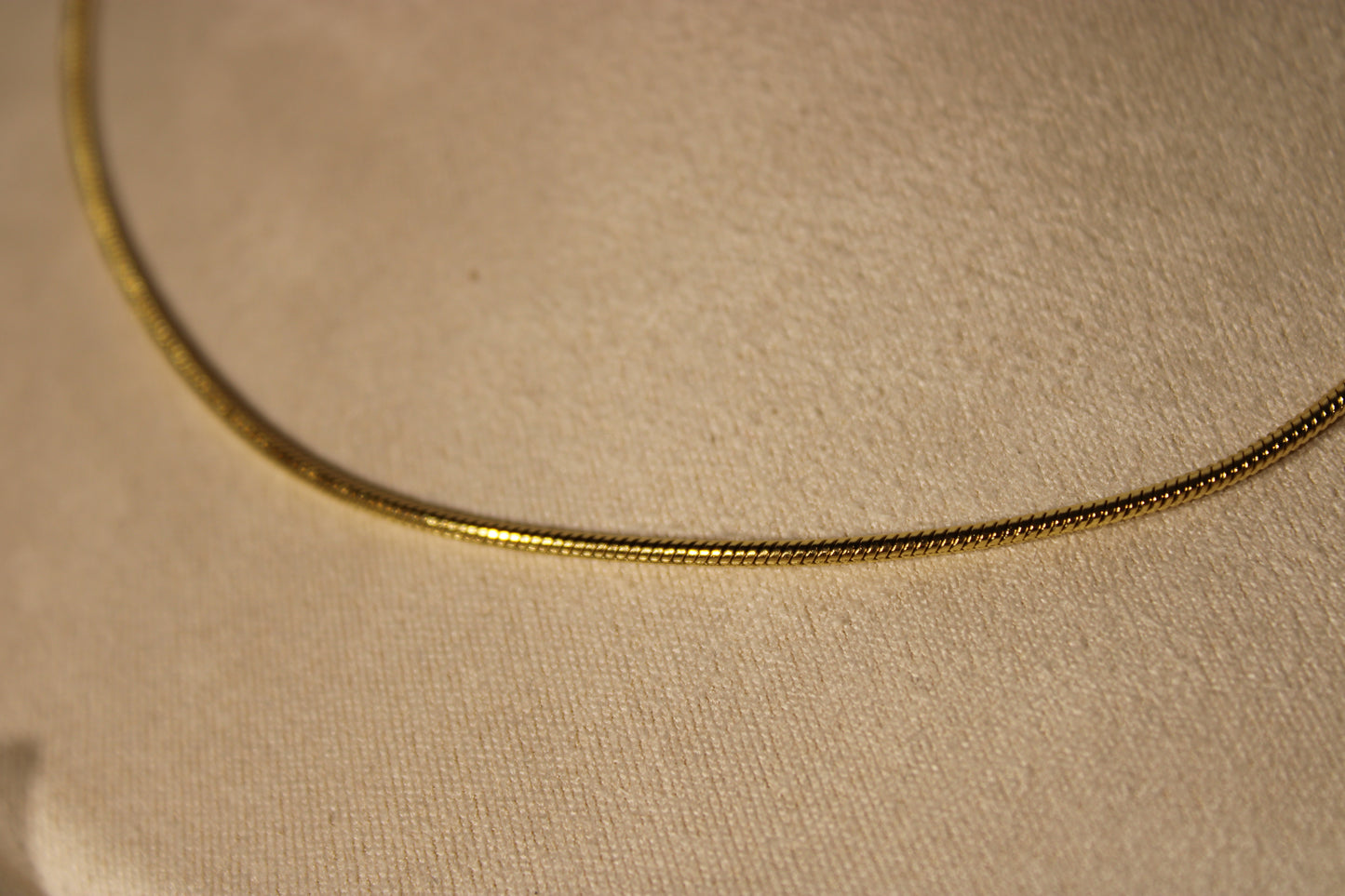 NEC3802-GOL Necklace Stainless Steel Gold Plated 40+5cm