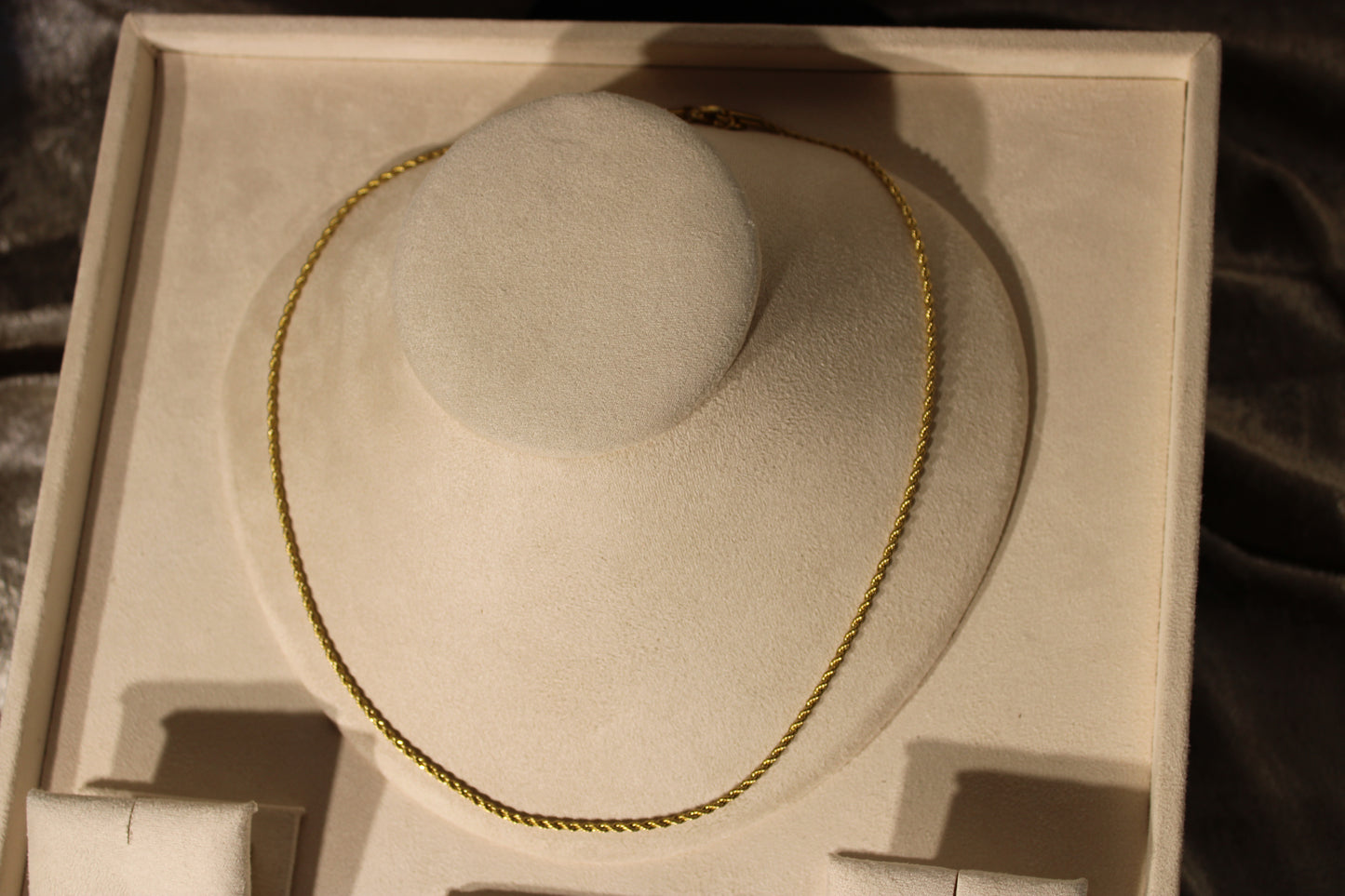 NEC3803-GOL Necklace Stainless Steel Gold Plated 40+5cm