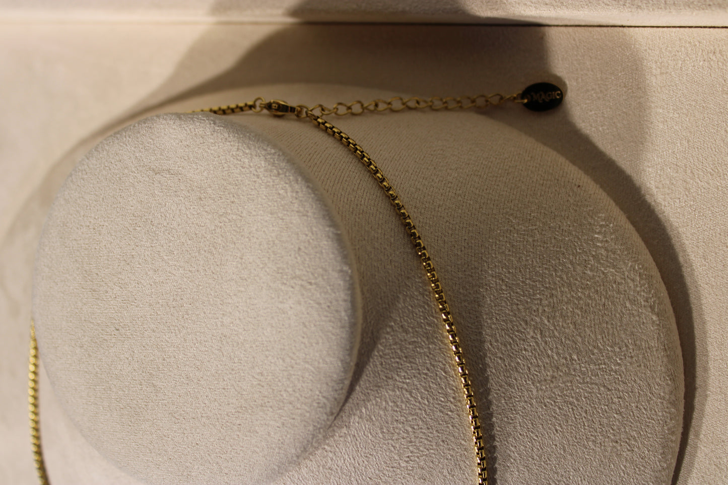 NEC3804-GOL Necklace Stainless Steel Gold Plated 40+5cm